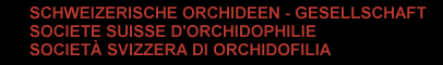 Schweizerische Orchideen-Gesellschaft                                   Societ Suisse d'Orchidophilie                                            Societ Svizzera di Orchidofilia